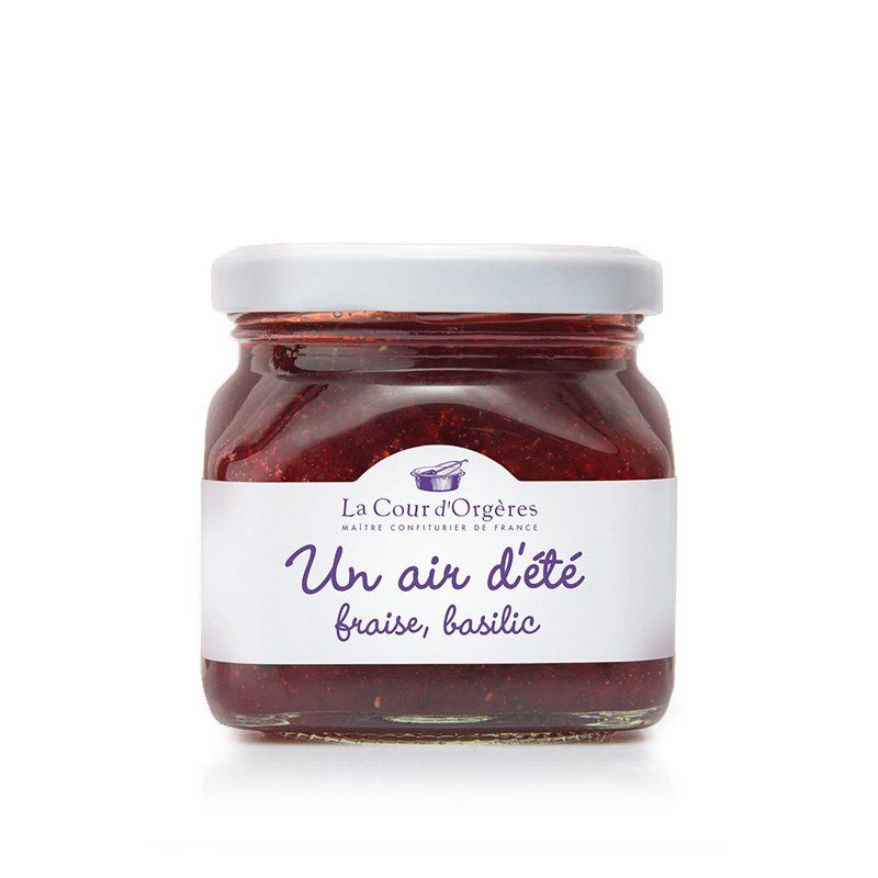 Confiture de fraise parfumée au basilic Insolites & Coquines