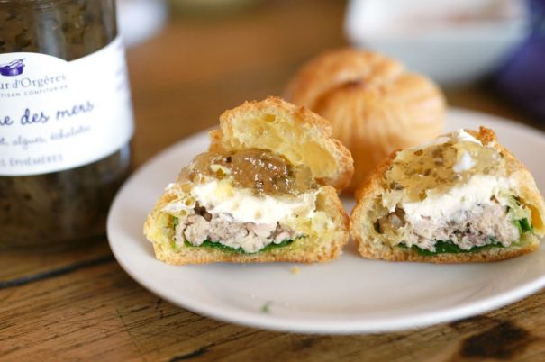 Petits choux iodés à la sardine