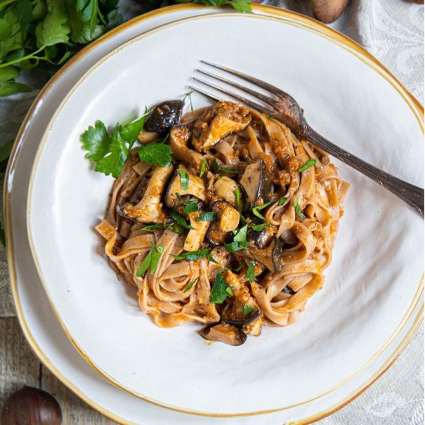 Recette végétarienne tagliatelles © La Fée de Stéphanie