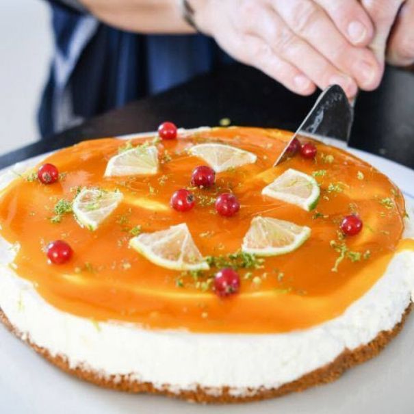 Cheesecake mangue et citron vert