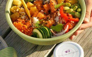Poke Bowl et vinaigrette u00e0 la confiture