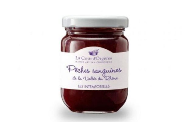 Confiture de pêches sanguines
