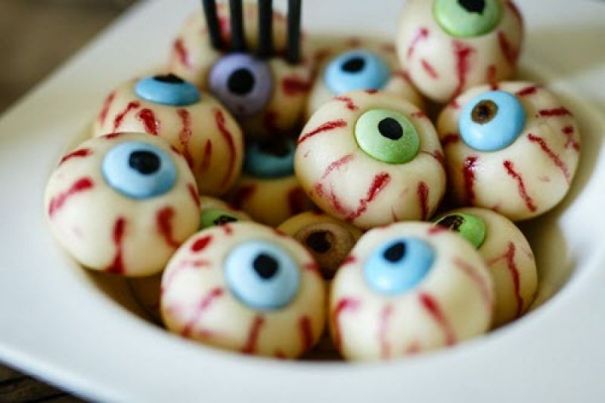 Yeux en pâte d'amande