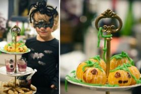Plateau de fruits effrayants pour buffet d'Halloween