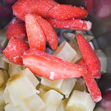 Sorbet fraise et basilic Sorbet fraise et basilic