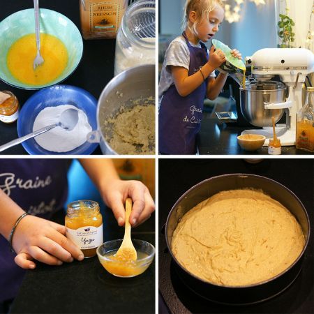 Préparation du gâteau Nantais Préparation du gâteau Nantais