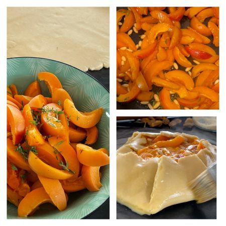 tarte rustiques pêche abricot