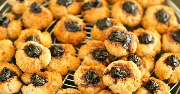 Cookies salés au fromage et confiture