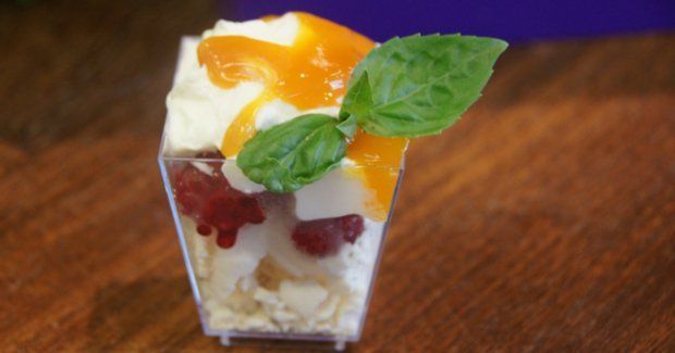 Verrine facile framboise passion meringue