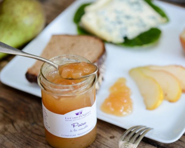 Confiture de poires à la vanille