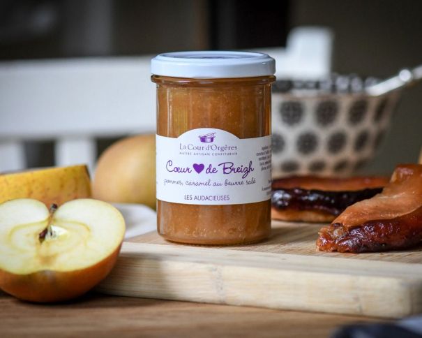 Confiture pommes caramel au beurre salé