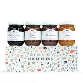 Coffret confitures pour assortiment de fromages
