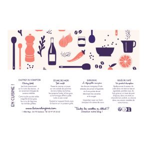 marque page en cuisine
