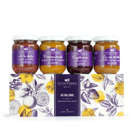 Coffret confitures allégées Sublime