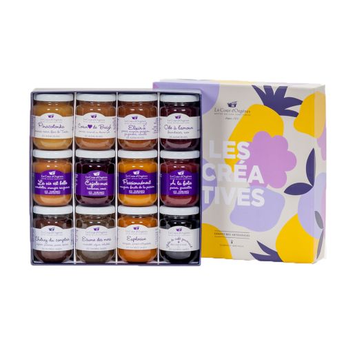 Coffret 12 confitures originales