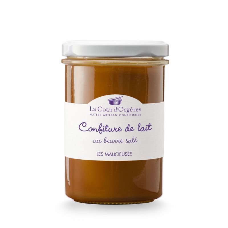 Confiture de lait au beurre salé - Caramel et Chocolat - Confitures - La  Cour d'Orgères