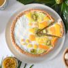 tarte vegan coco mangue kiwi litchi