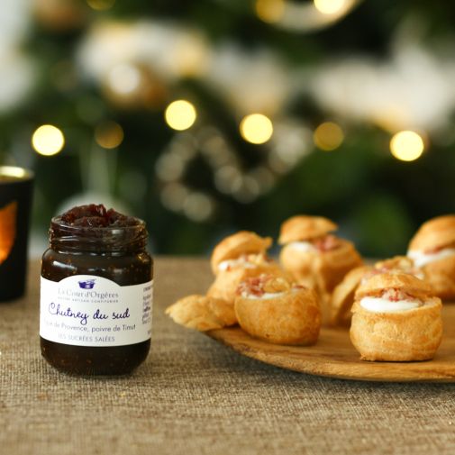 gougeres chutney figues gougeres chutney figues
