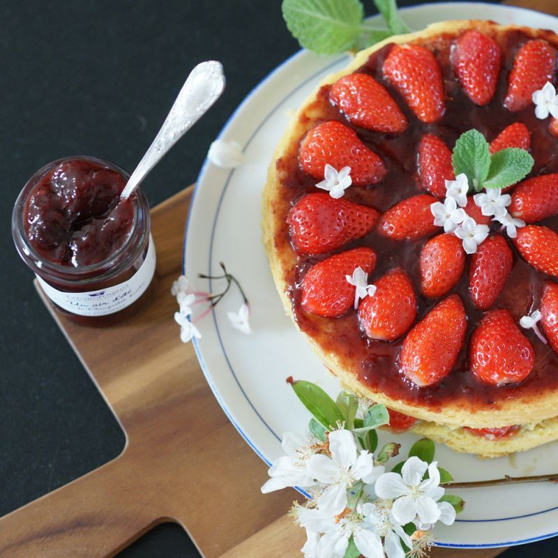 Recette Gâteau aux fraises