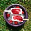 glaces confiture de framboises