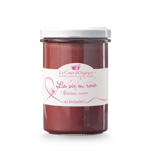 Confiture de fraise à la noix de coco Confiture de fraise à la noix de coco