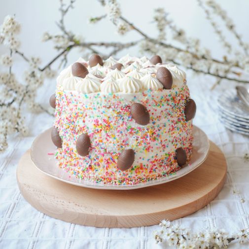 gateau surprise de Paques gateau surprise de Paques