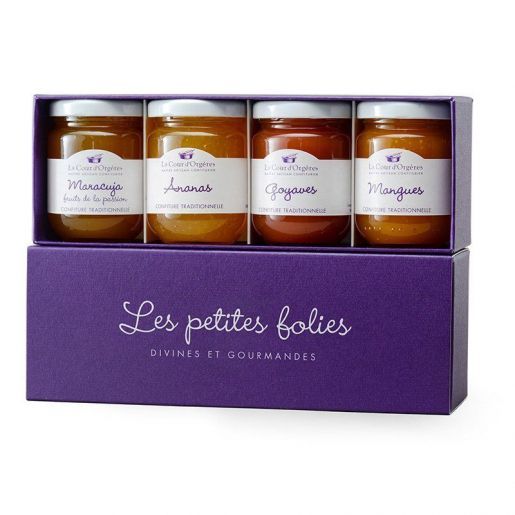 jolie etui violet pour y mettre les confitures