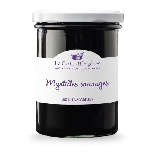 6 pots de confiture artisanale de Myrtilles sauvages 490g