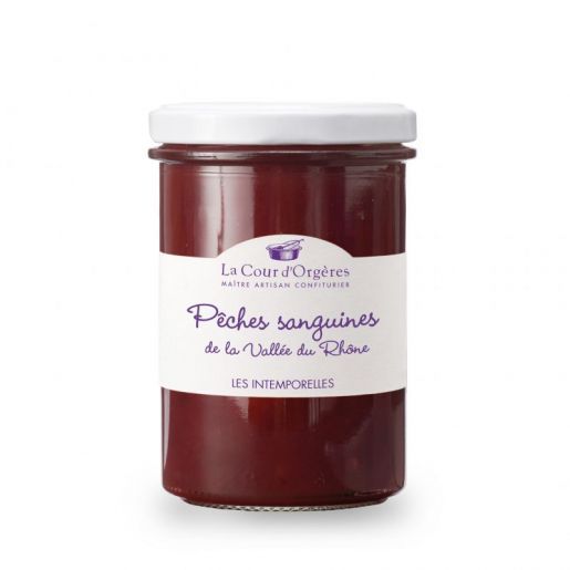 Carton de 6 pots de confiture artisanale de Pêches sanguines