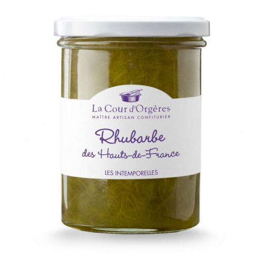 Confiture artisanale de Rhubarbe verte