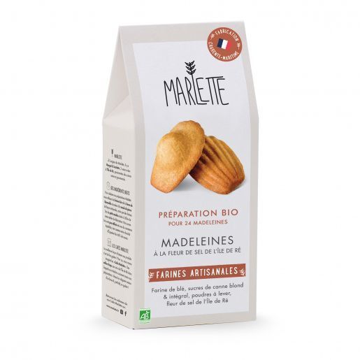 Madeleines Marlette à la fleur de sel de l'Île de Ré