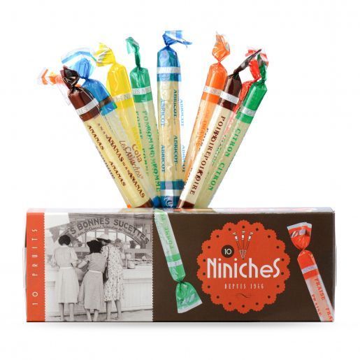 lot de 10 Niniches aux fruits