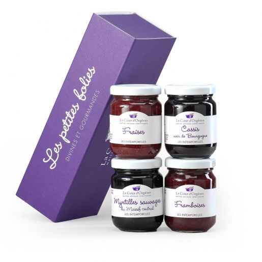 Coffret confiture fruits rouges