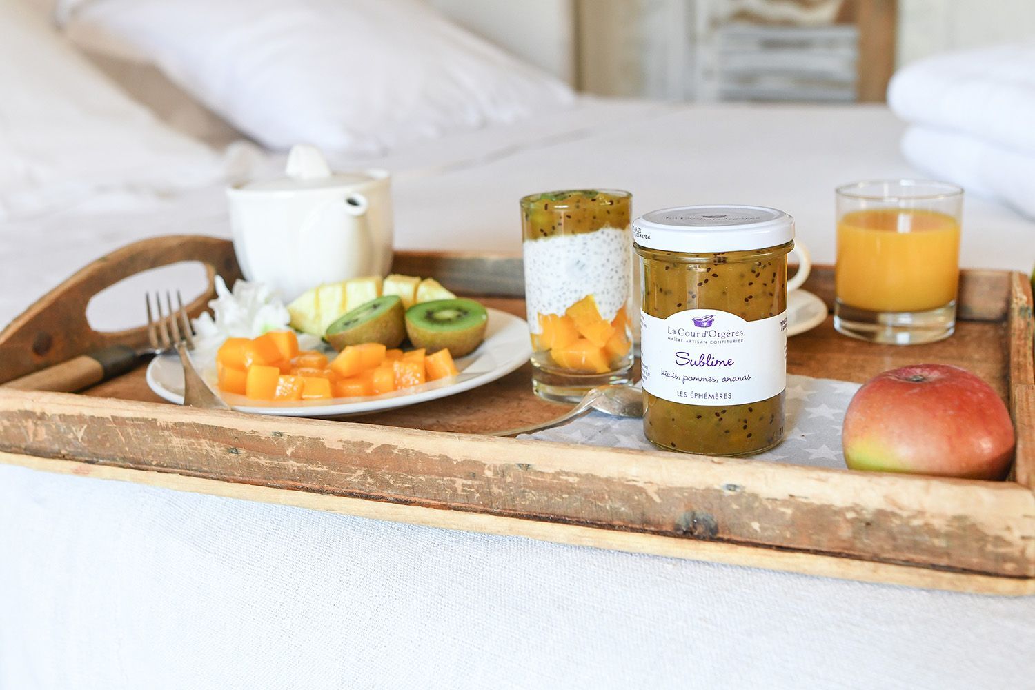 plateau petit dejeuner vitaminé