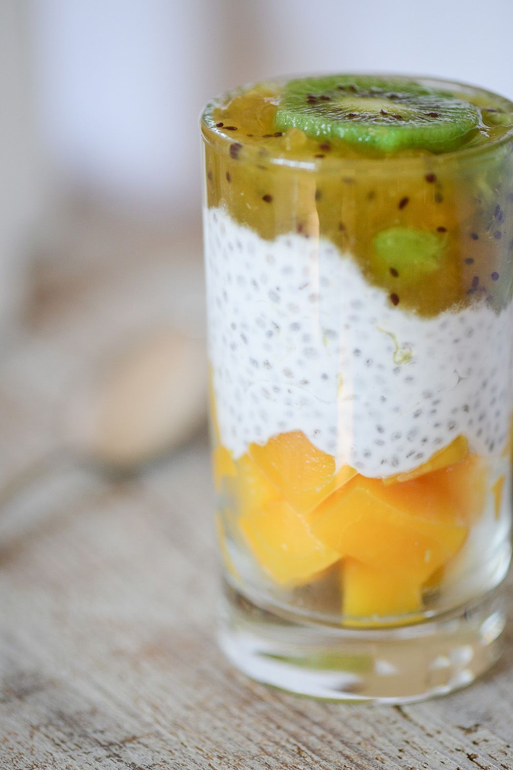 graines de chia au lait de coco