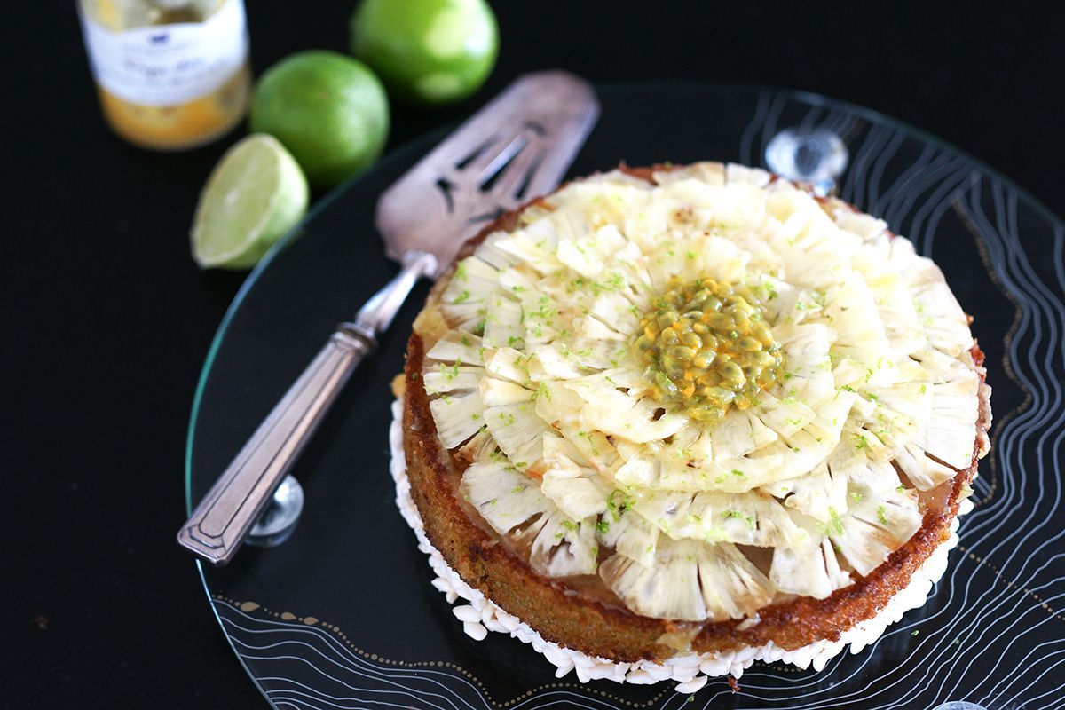 Gateau-coco-ananas-tonka-citron-vert