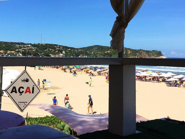 açai point au Brésil sur les plages