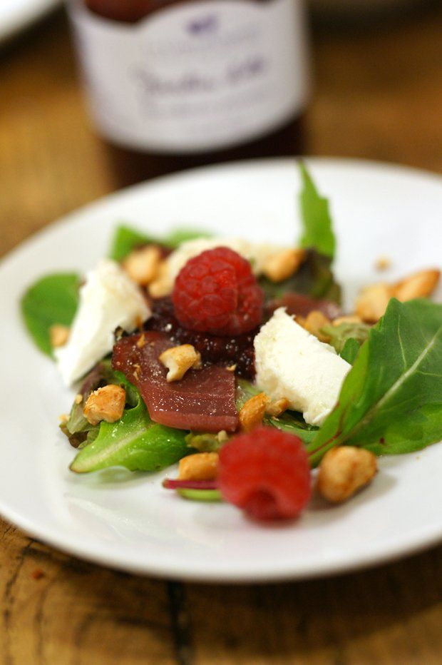 salade-estivale-magret-confiture-lacourdorgeres