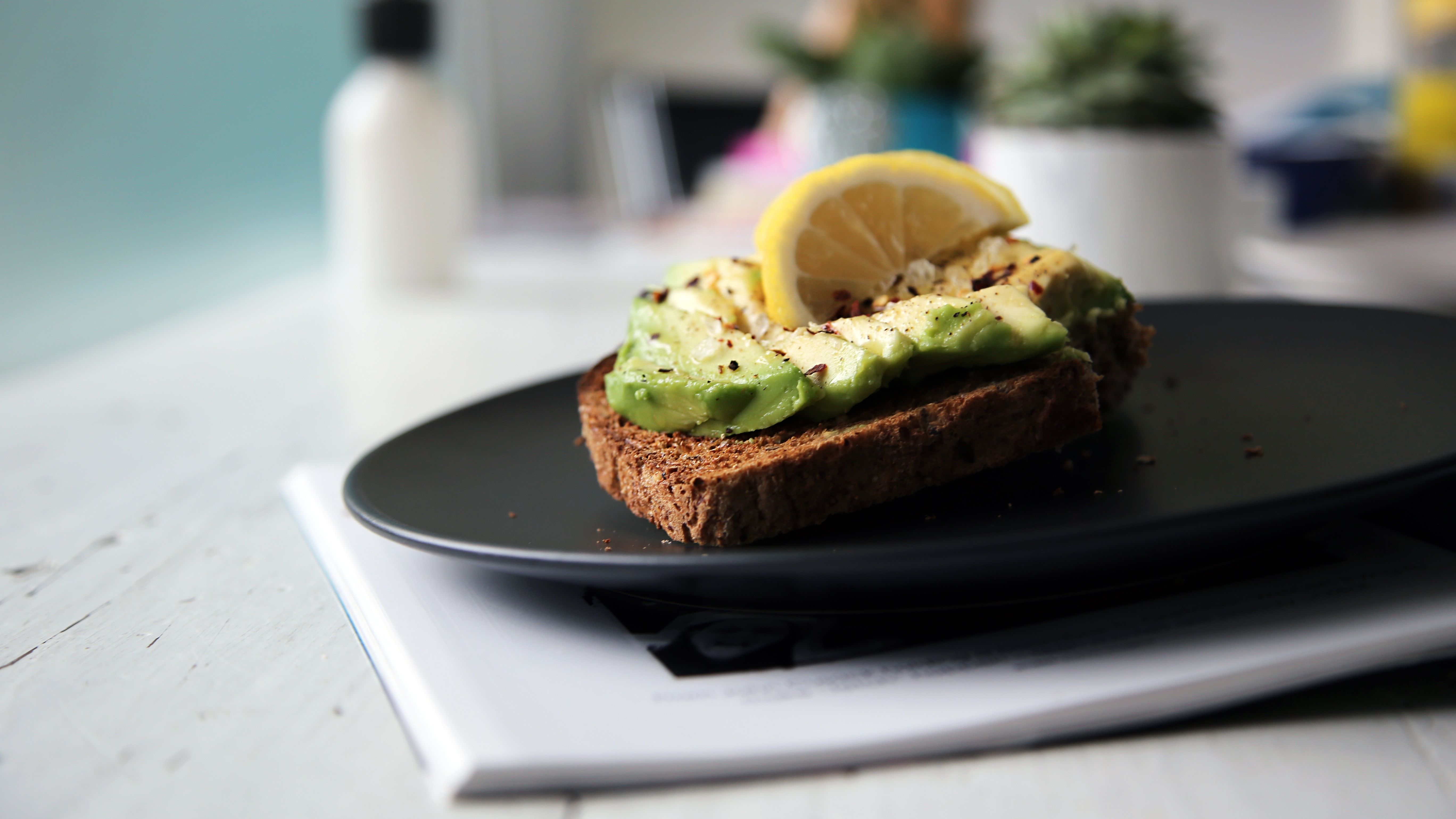 tartine à l'avocat