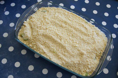 crumble avant la cuisson