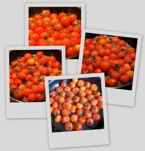 Tomates cerises marinées au vinaigre balsamique