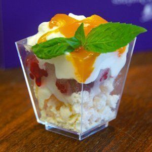 Verrine meringue framboise passion